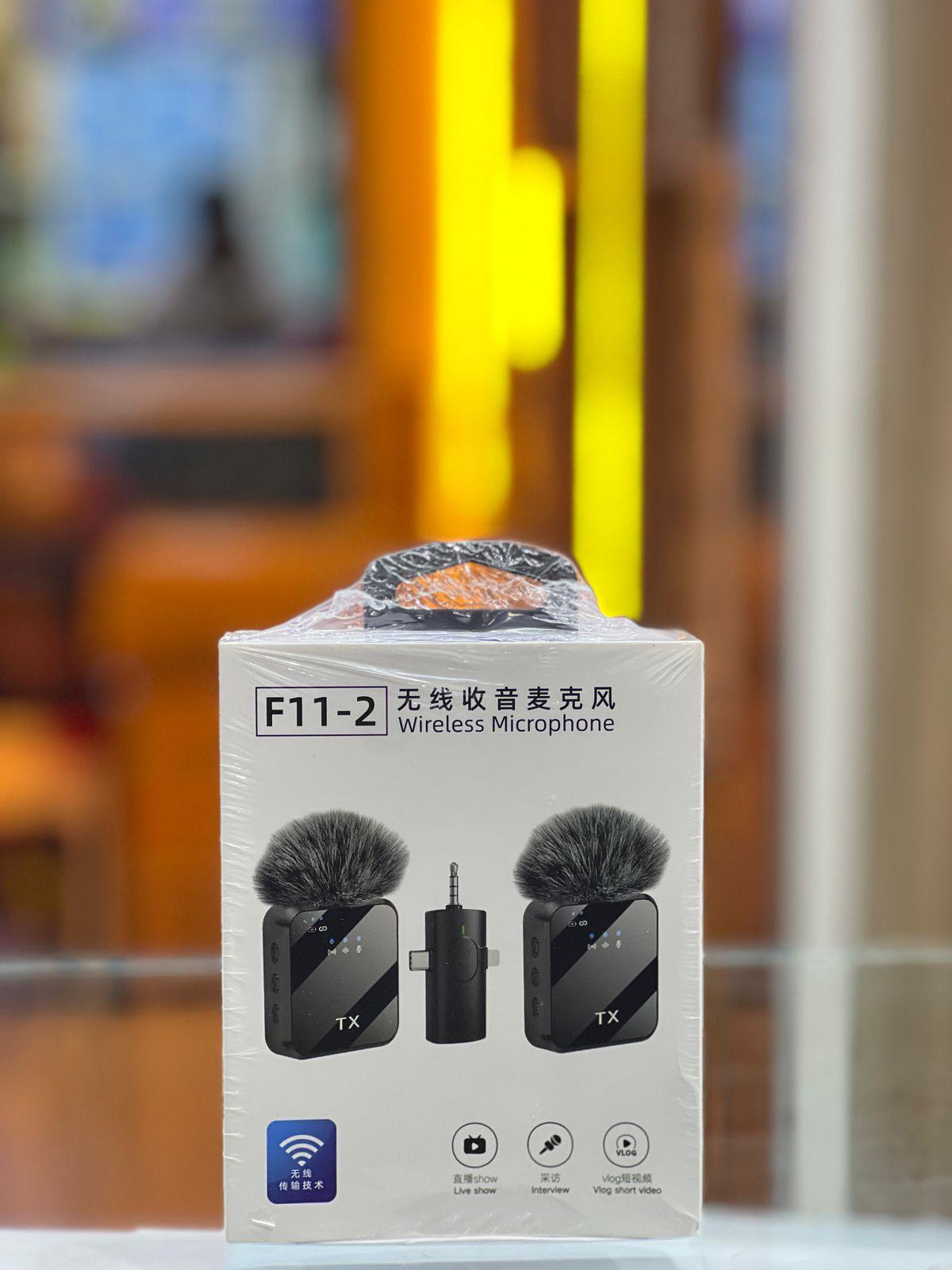 F11-2 Wireless Microphone – Dual Mic  Set