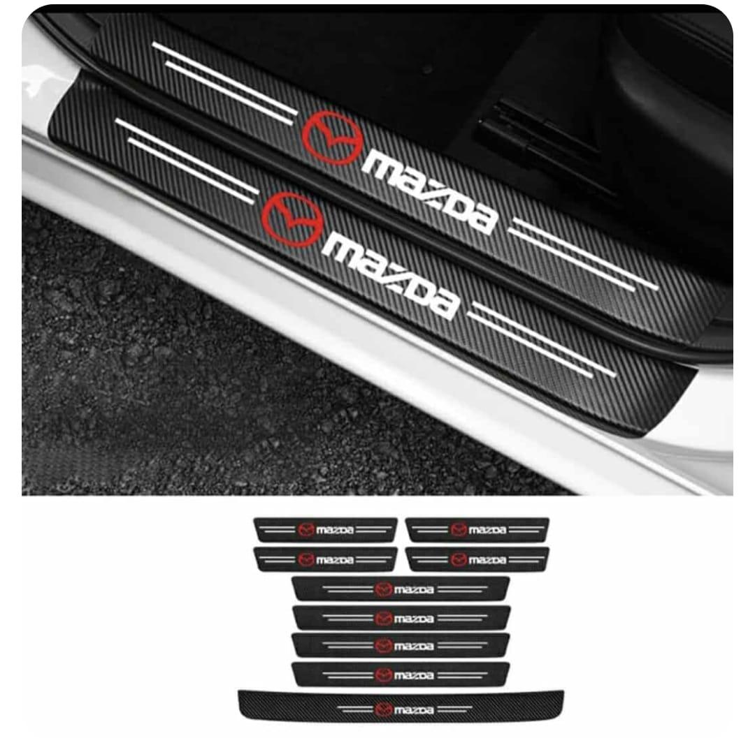 Carbon Fiber Door Sill Protector (4PCS Set)