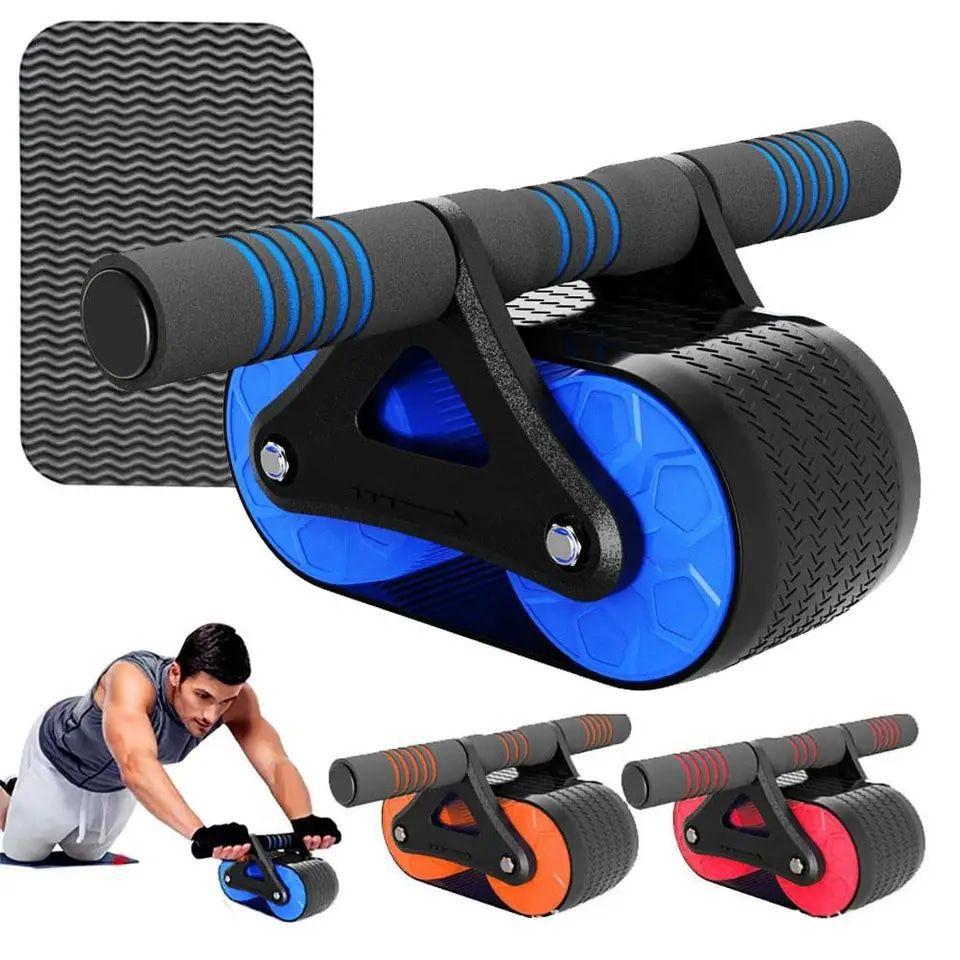 Fitness Ab Roller Coaster Wheel – Automatic Rebound Double-Wheeled Core Trainer
