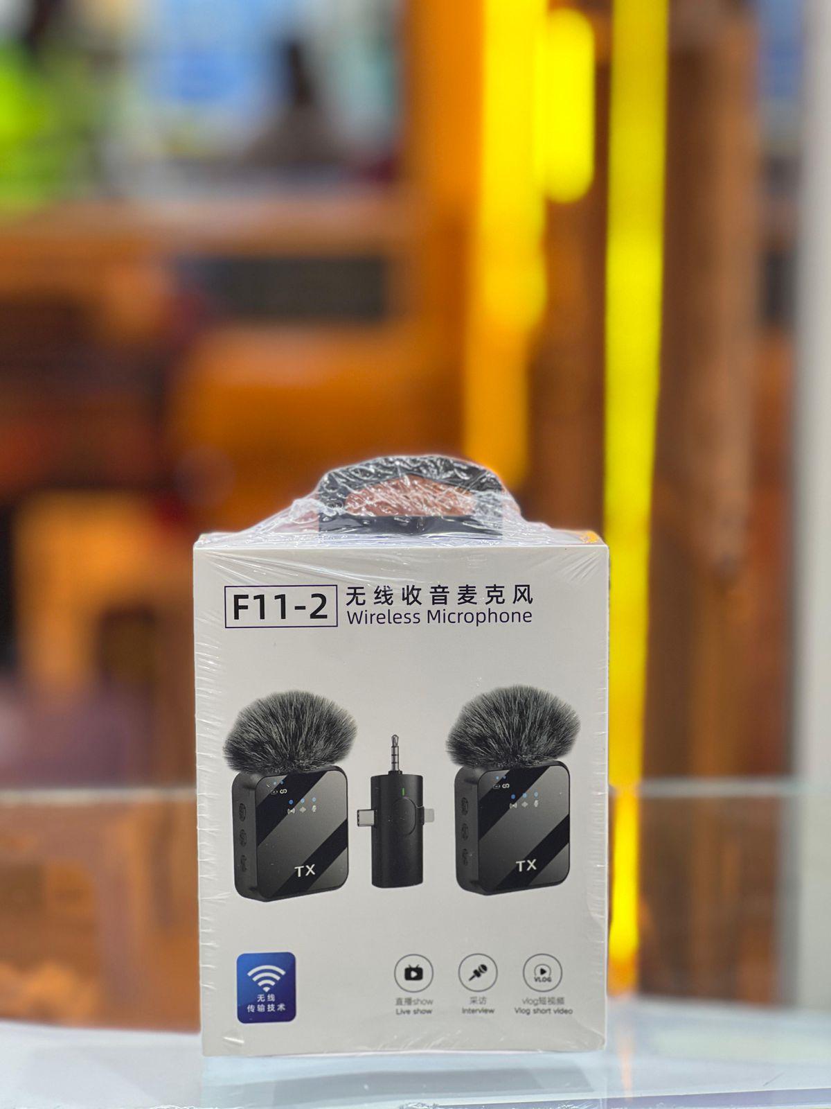 F11-2 Wireless Microphone – Dual Mic