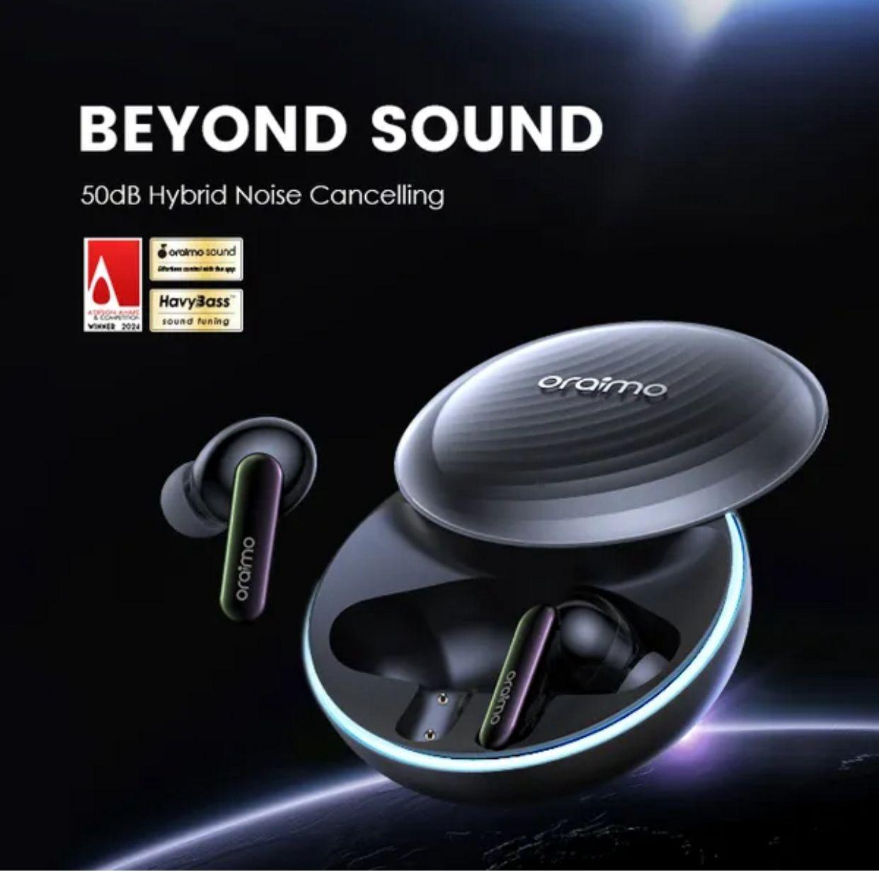 IPX4 sweatproof  ANC earbuds for sports and gym