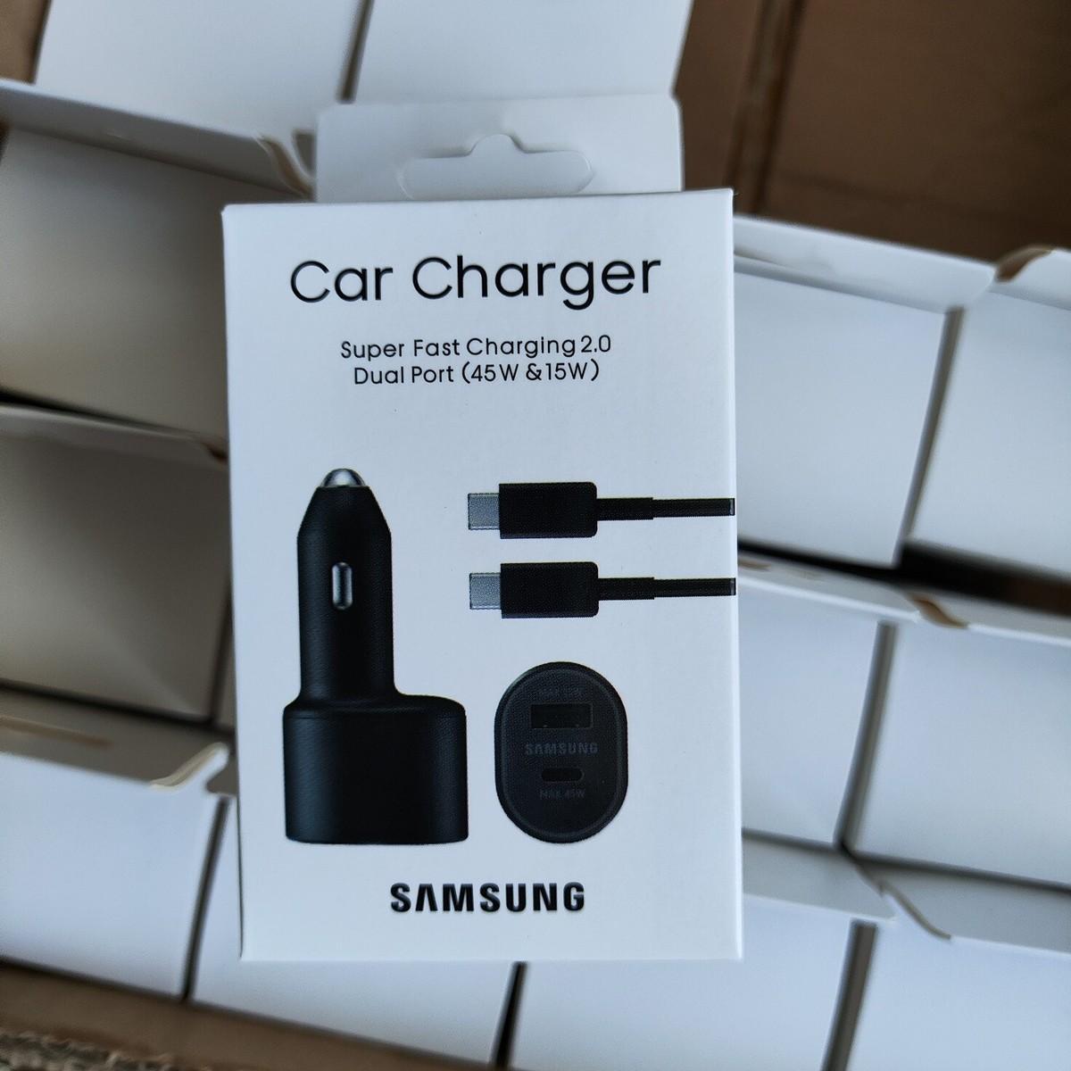 Super Fast Car Charger 2.0 (Dual Port 45W + 15W)