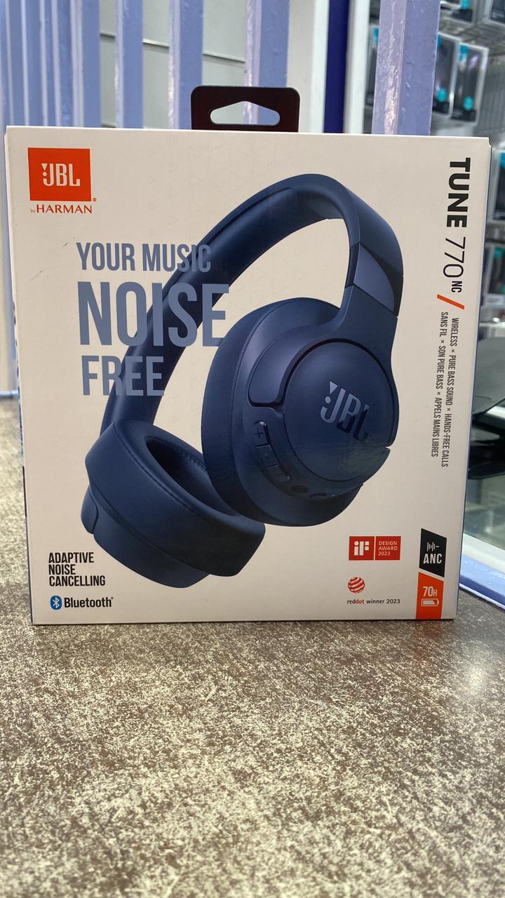 Tune 770NC Wireless Bluetooth Headphones – Adaptive Noise Cancelling ,70H Battery , Pure Bass Sound