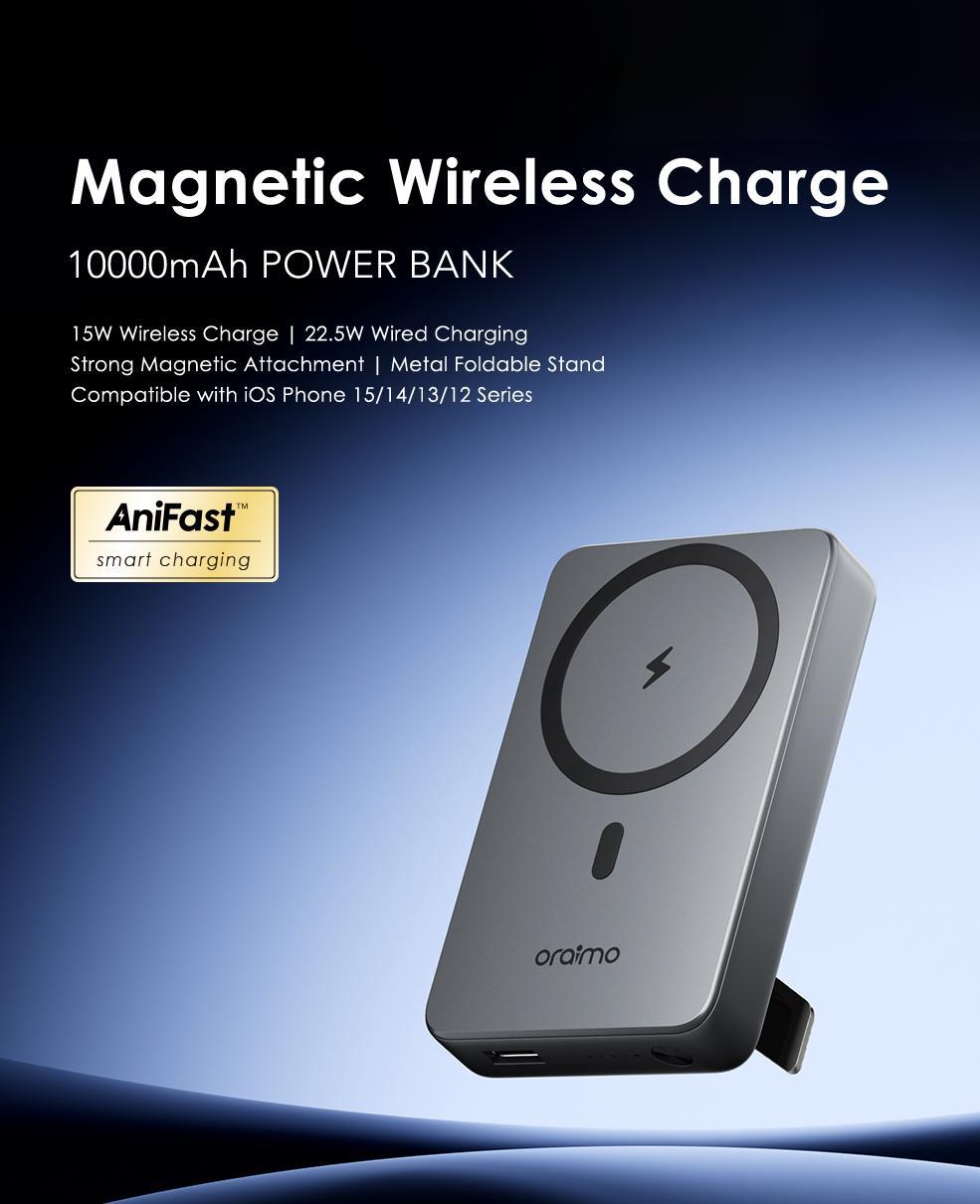 Magnetic Wireless Power Bank 10000mAh (MagPower 15)