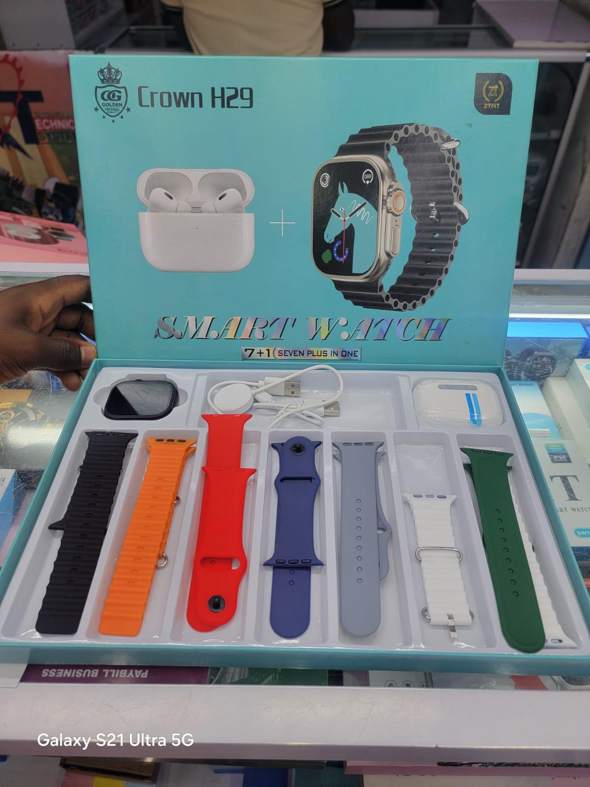 Crown H29 Smartwatch Combo