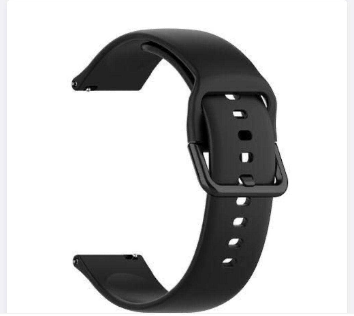 22mm Smartwatch Silicone Straps – Pack of 3 ,  Replacement Bands